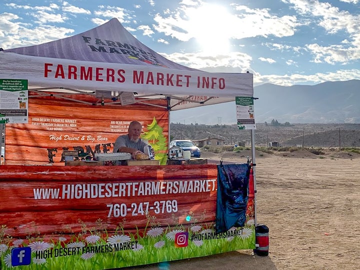 Farmers Market Info Booth