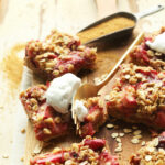 10-ingredient-Strawberry-Rhubarb-Crumble-Bars-Vegan-Glutenfree-rhubarb-dessert-recipe-bars