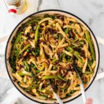 Asparagus-pasta-with-peas-toss